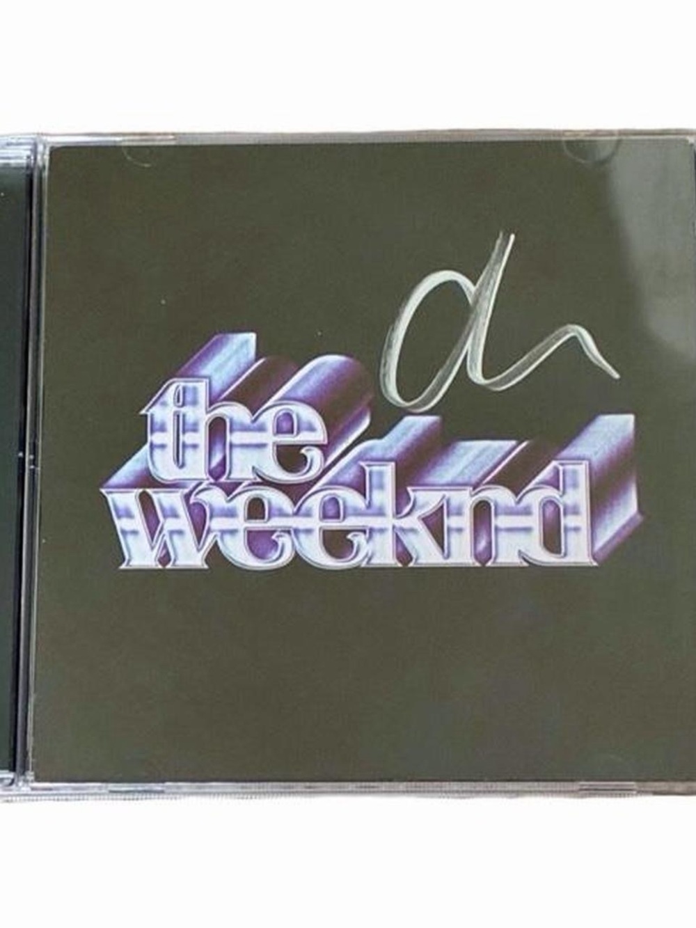 the weeknd dawn fm signed autographed cd album